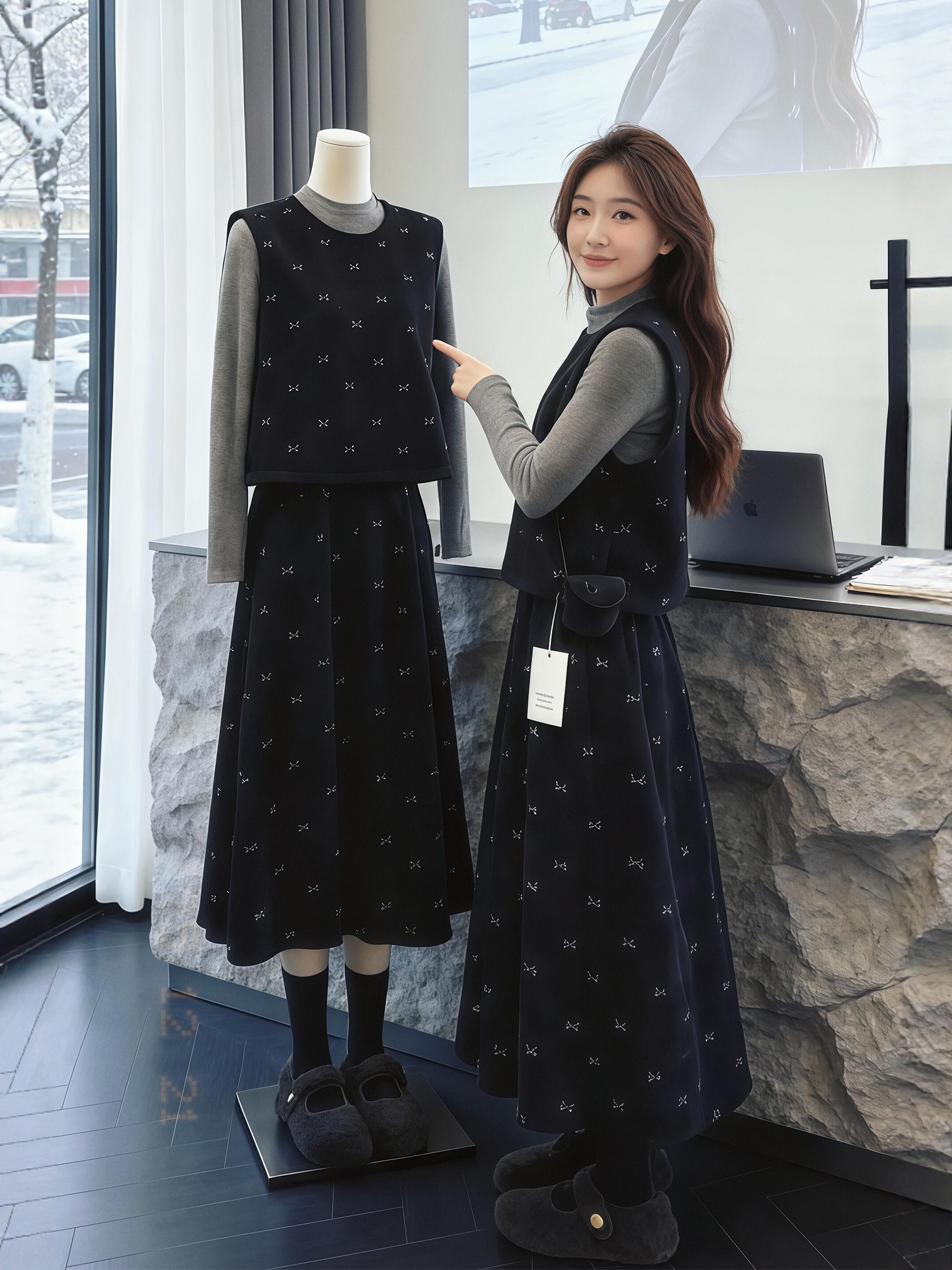 Clothing Style Winter - plus Size Women's Fashion Set Winter