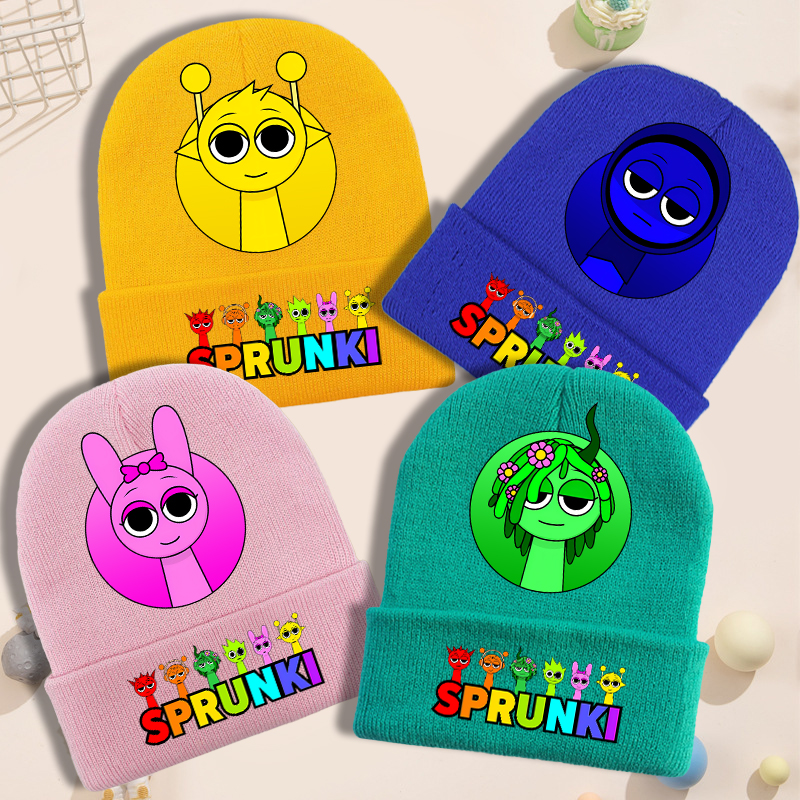 Winter Clothing For Kids - Sprunki Knitted Hat for Children Anime