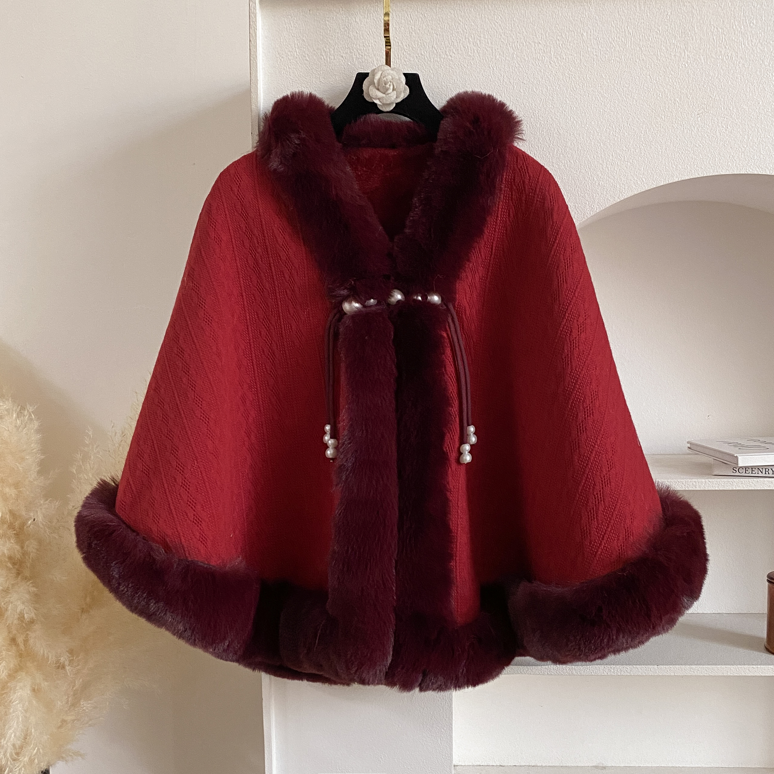 Winter Clothing For Sale - 2024 New Winter Solid Poncho Thicken