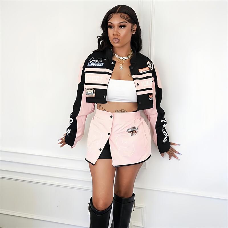 HLJ Letter Print Two Piece Out - Winter Clothing For Sale recensione e prezzo