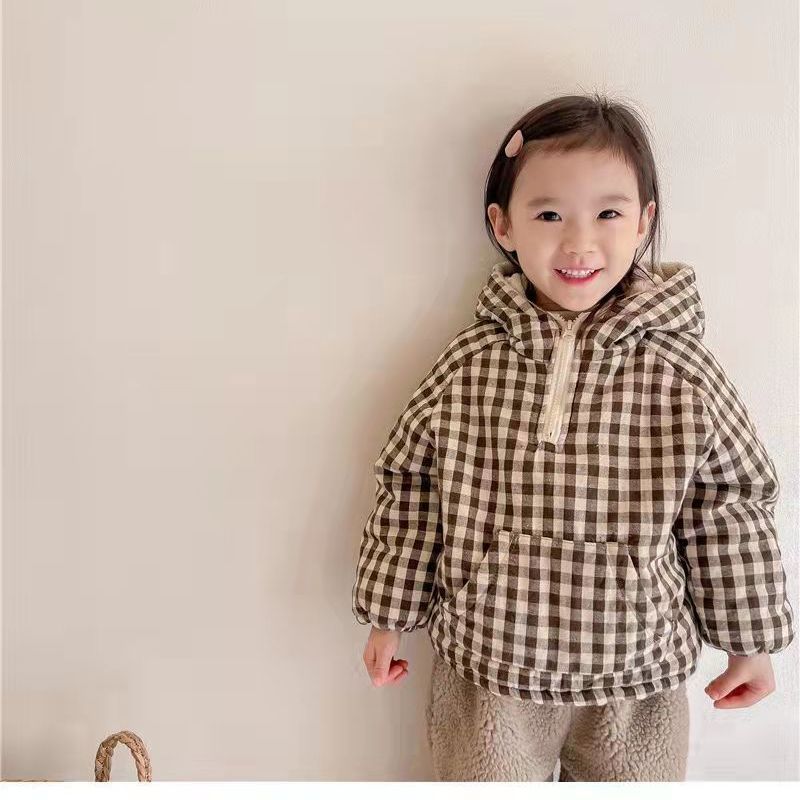 Fashion Plaid Kids Jacket 2026 - Winter Clothing Baby Boy recensione e prezzo