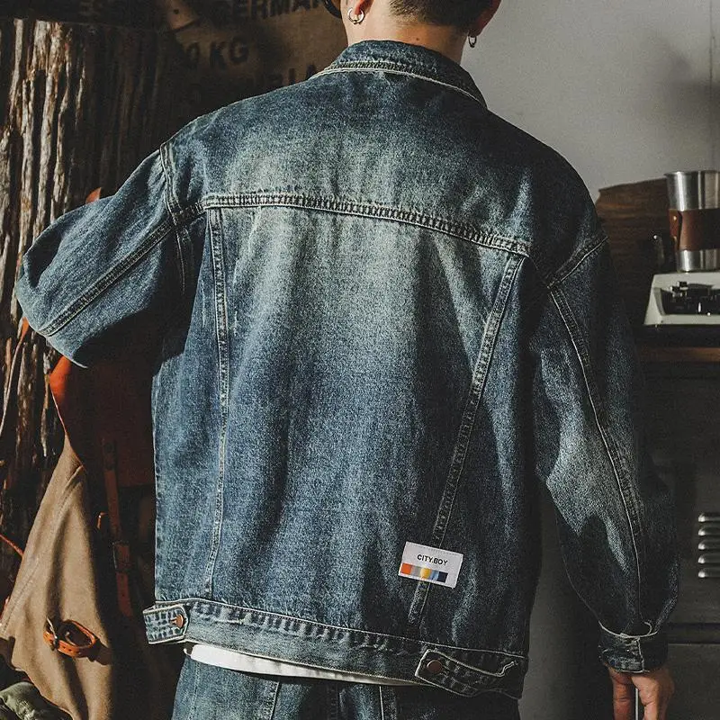 Trendy Loose Denim Jackets Man - Quality Winter Clothing Jacket recensione e prezzo