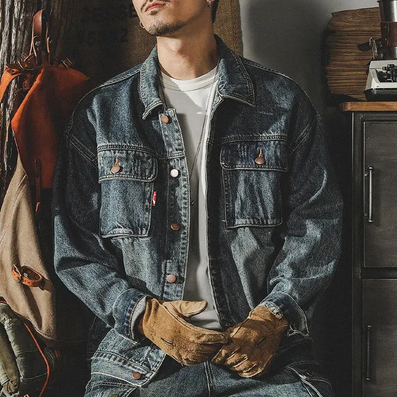 Trendy Loose Denim Jackets Man - Quality Winter Clothing Jacket recensione e prezzo