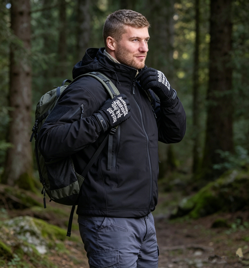 Outdoor Men Loose Tactical Hoo - Windproof Jacket Softshell recensione e prezzo