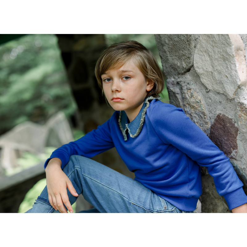 Ali Plus Aw25 Denim Collar Swe - Winter Clothing Baby recensione e prezzo