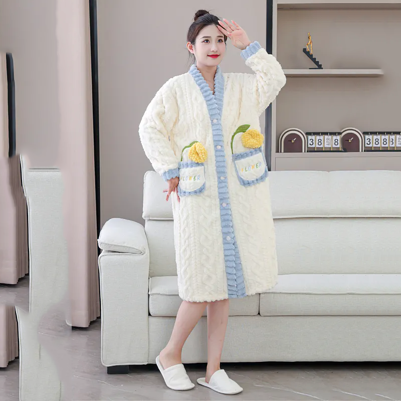 Nightgown Winter Women's Cloth - Winter Clothing Affordable recensione e prezzo