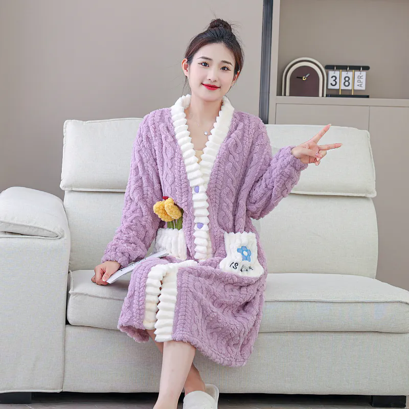 Nightgown Winter Women's Cloth - Winter Clothing Affordable recensione e prezzo