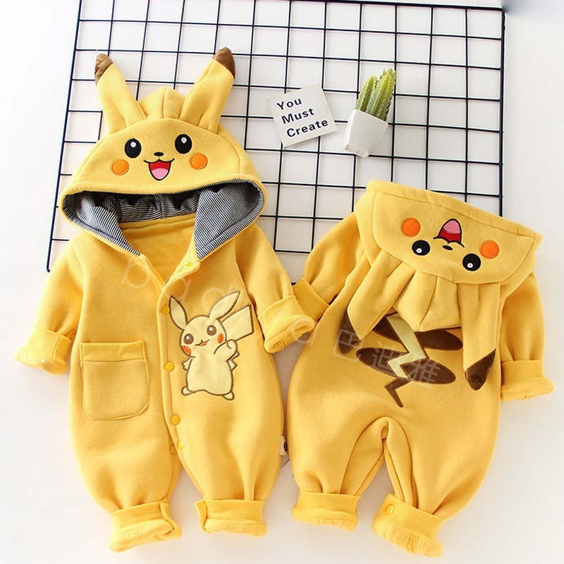 New Cute Cartoon Pokemon Pikac - Winter Clothing Baby recensione e prezzo