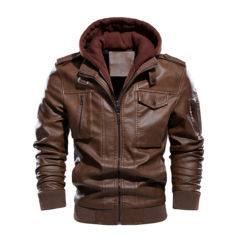 Winter Men's Leather Jacket Hi - Quality Winter Clothing Jacket recensione e prezzo