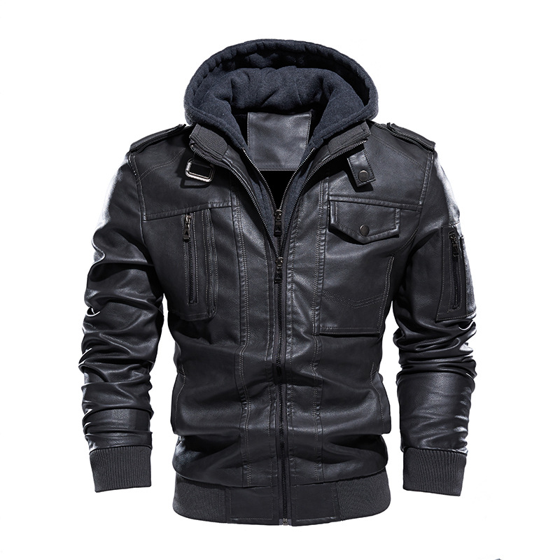 Winter Men's Leather Jacket Hi - Quality Winter Clothing Jacket recensione e prezzo