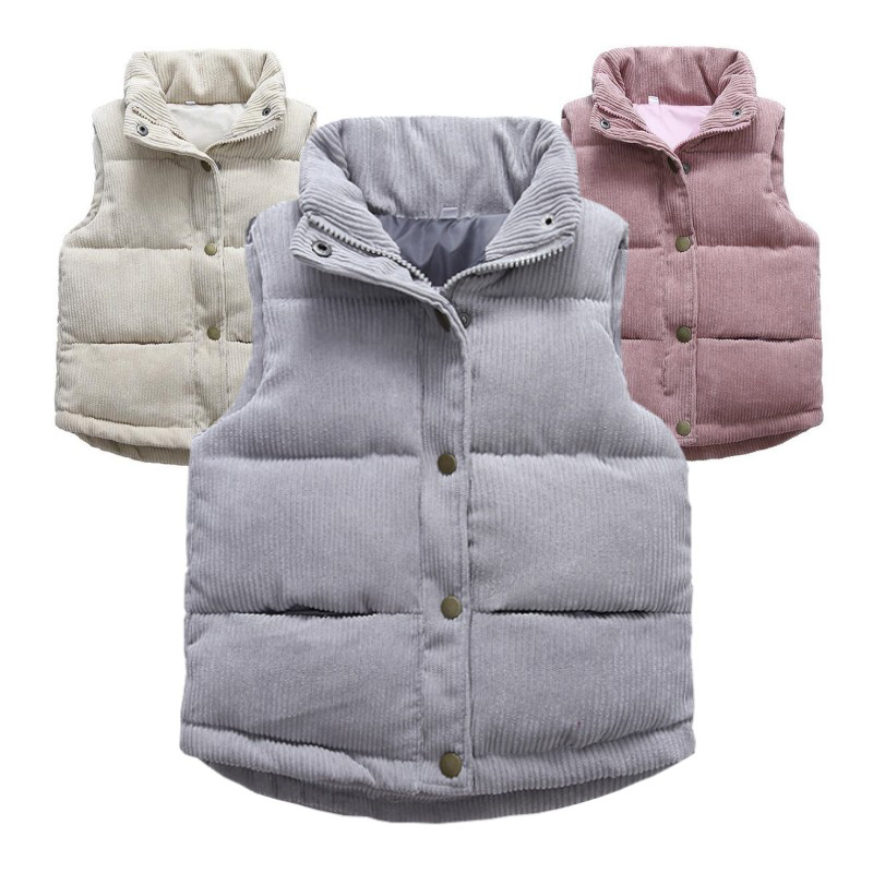 Kids Boys Girls Corduroy Vests - Winter Clothing For Kids recensione e prezzo