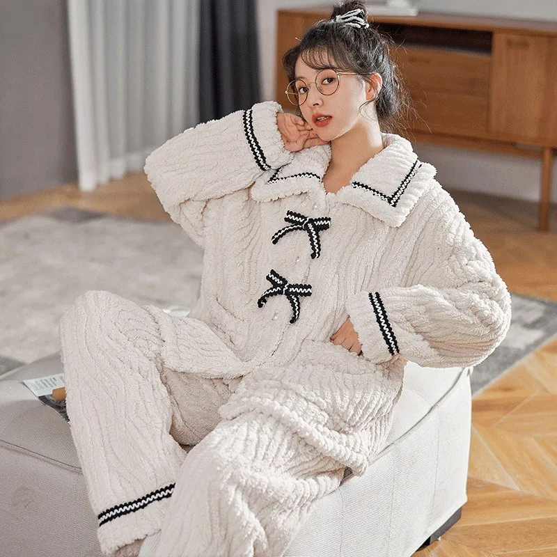 2Pcs/set women's pajamas autum - Winter Clothing Usa recensione e prezzo