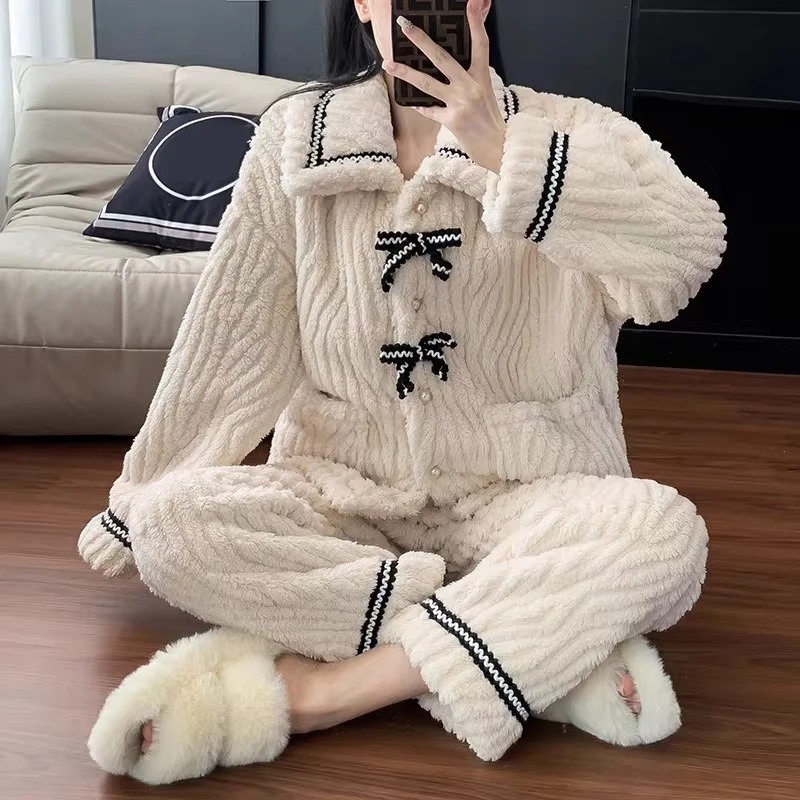 2Pcs/set women's pajamas autum - Winter Clothing Usa recensione e prezzo
