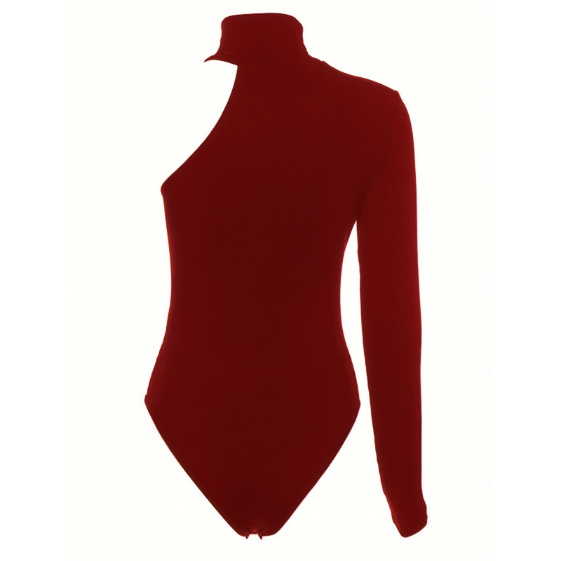 Solid Asymmetric One Shoulder  - Winter Clothing Usa recensione e prezzo