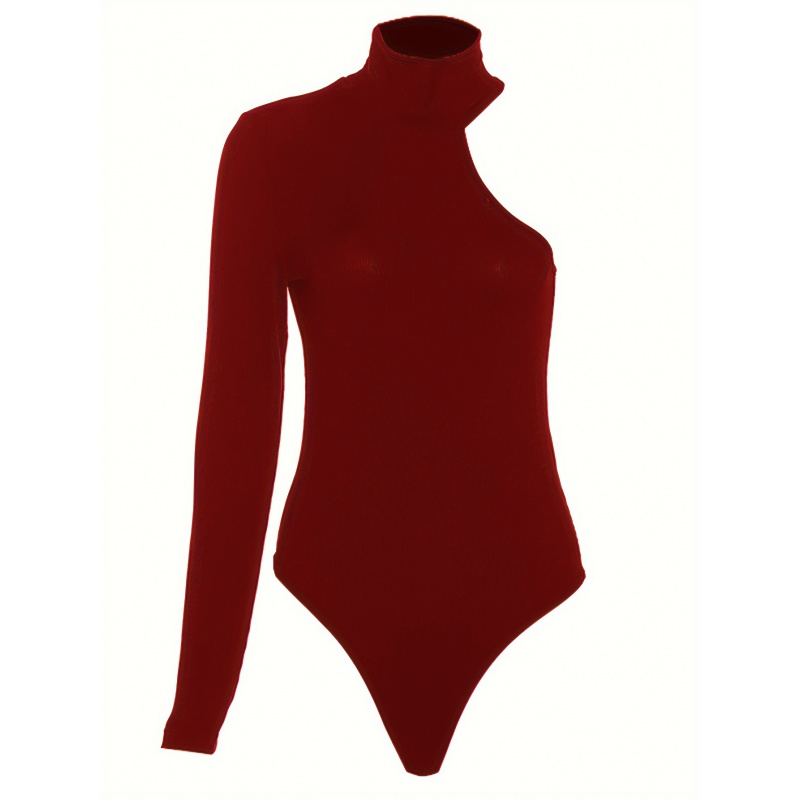 Solid Asymmetric One Shoulder  - Winter Clothing Usa recensione e prezzo
