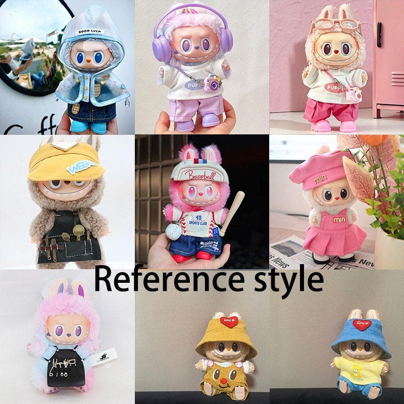 15 17cm For Labubu Doll Blind  - Winter Clothing Baby recensione e prezzo