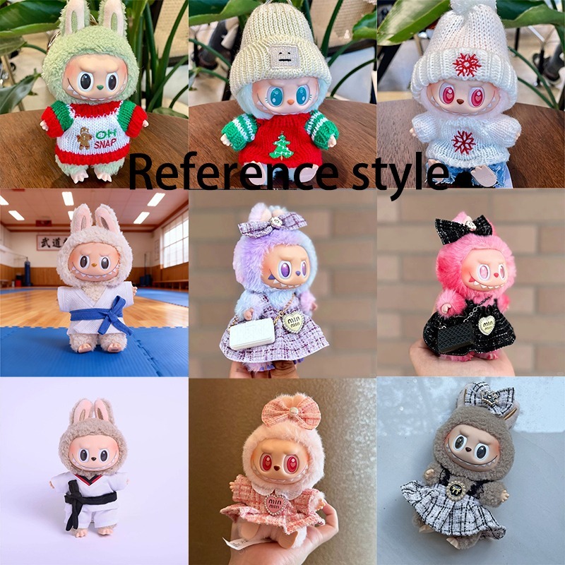 15 17cm For Labubu Doll Blind  - Winter Clothing Baby recensione e prezzo