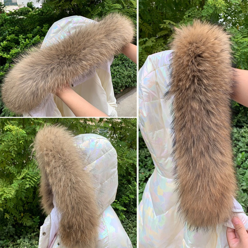 Real Fur Collar for Coat Parka - Winter Clothing For Sale recensione e prezzo