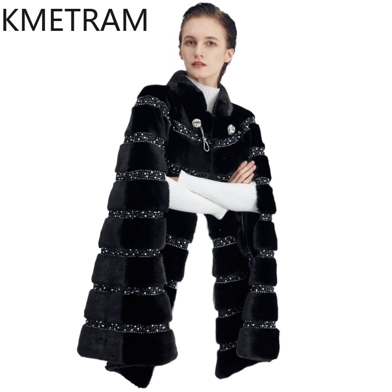100% Natural Mink Fur Jacket W - Quality Winter Clothing Jacket recensione e prezzo