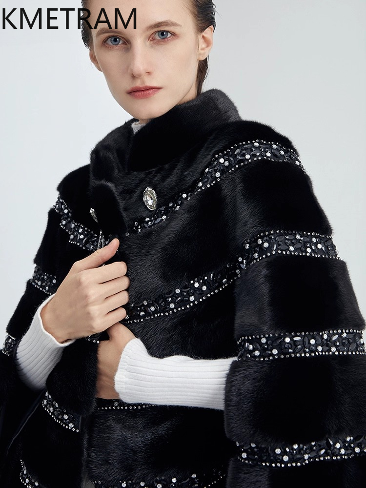 100% Natural Mink Fur Jacket W - Quality Winter Clothing Jacket recensione e prezzo