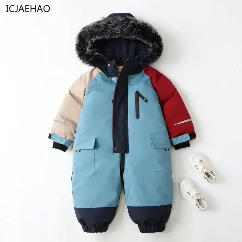 2025 Children Jumpsuits Thick  - Winter Clothing Baby Boy recensione e prezzo