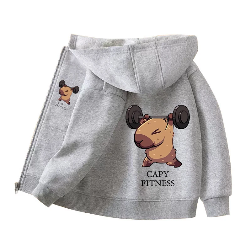 Capybara Zipper Hoodies Coats  - Winter Clothing For Kids recensione e prezzo