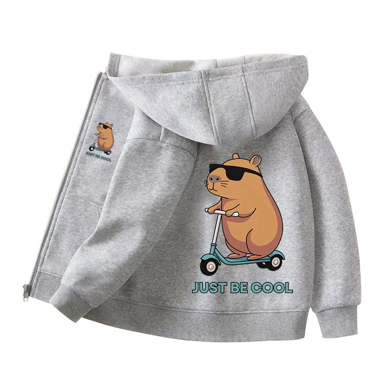 Capybara Zipper Hoodies Coats  - Winter Clothing For Kids recensione e prezzo