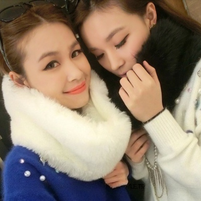 Women Faux Fox Fur Long Scarf  - Winter Clothing Accessories recensione e prezzo