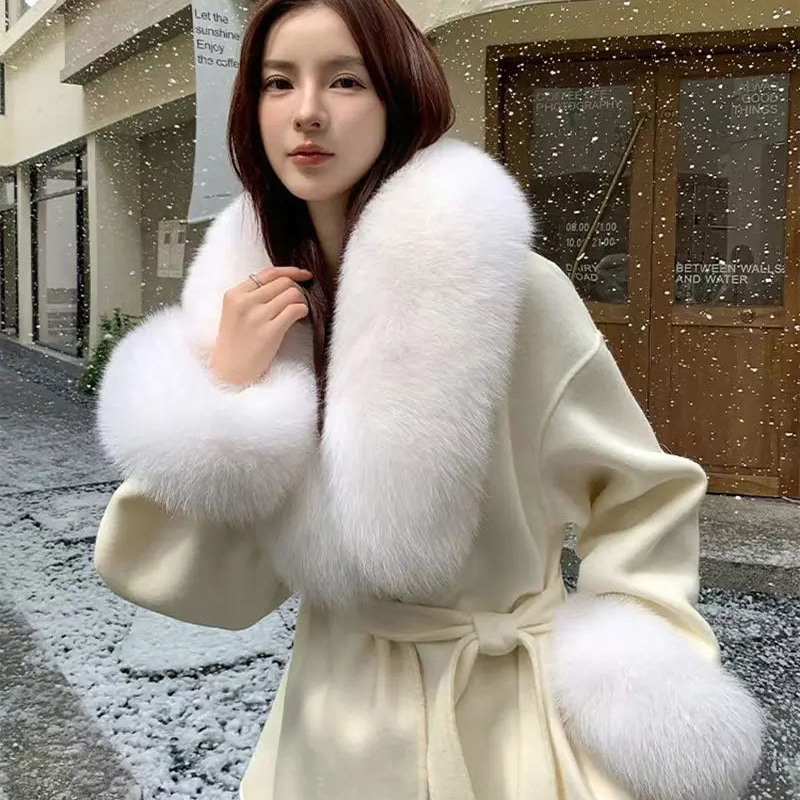 2025 Real Fox Fur Collar Winte - Winter Clothing For Sale recensione e prezzo