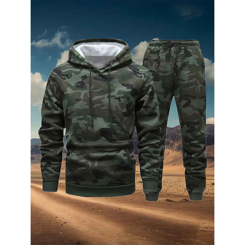 Autumn Camouflage 3D Print Hoo - Winter Clothing Usa recensione e prezzo