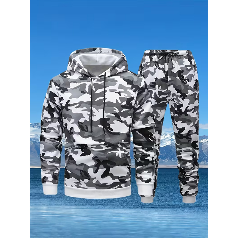 Autumn Camouflage 3D Print Hoo - Winter Clothing Usa recensione e prezzo