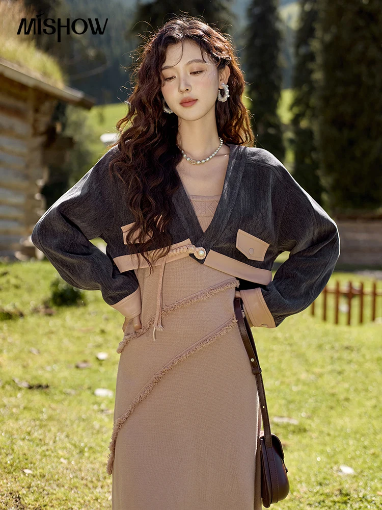 MISHOW Chenille Coat Knitted S - Winter Clothing For Sale recensione e prezzo