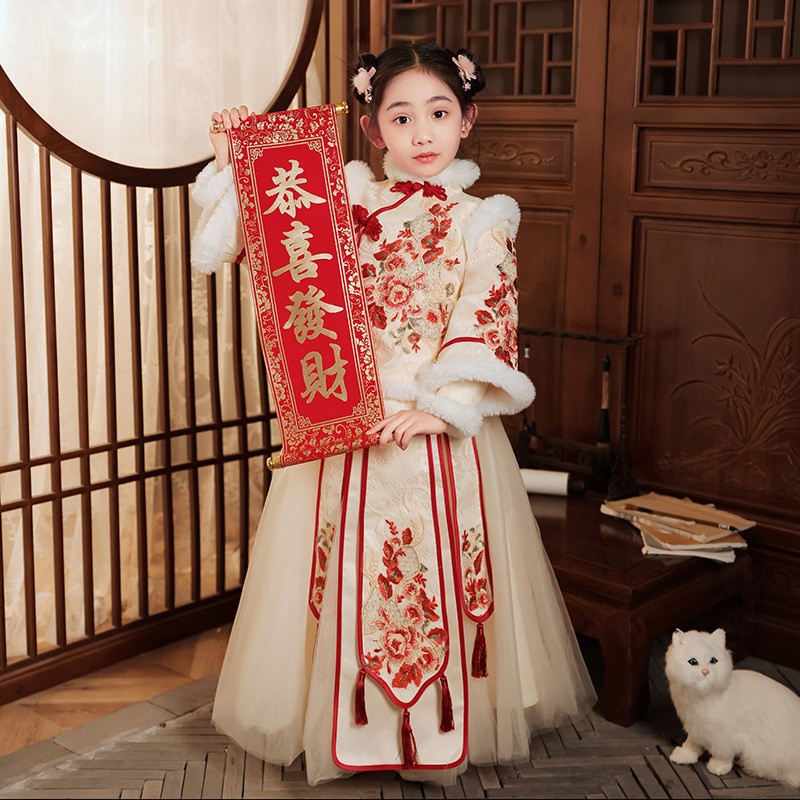 Red Chinese New Year Clothing  - Winter Clothing For Kids recensione e prezzo