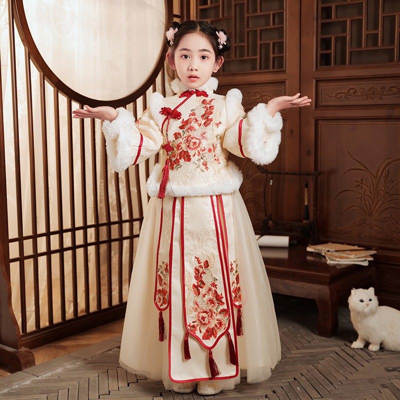 Red Chinese New Year Clothing  - Winter Clothing For Kids recensione e prezzo