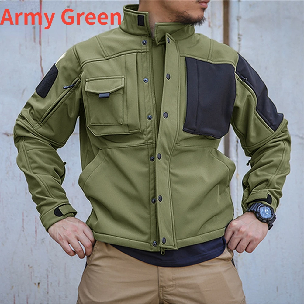 Men's Tactical Sets Winter Sha - Windproof Jacket Softshell recensione e prezzo