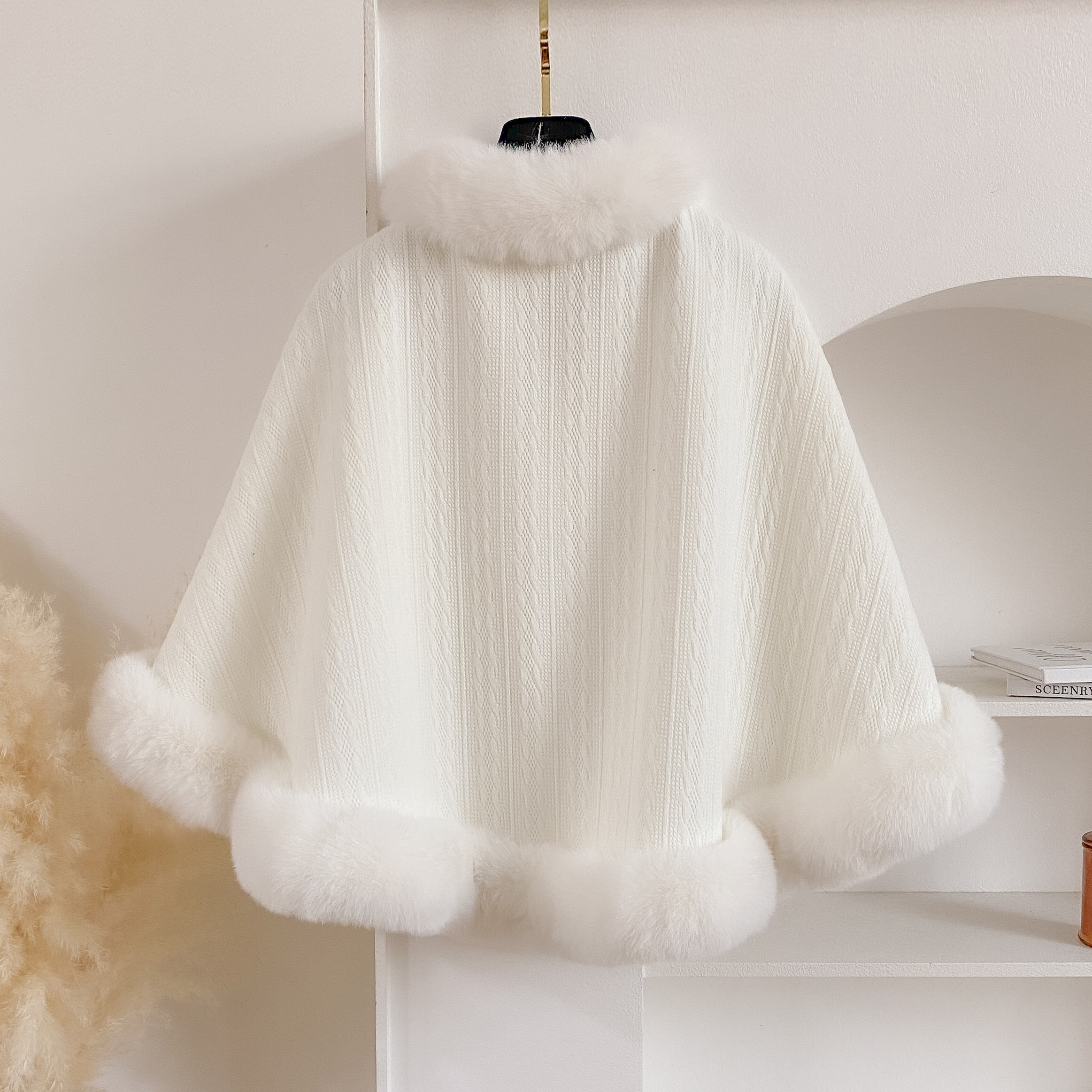 2024 New Winter Solid Poncho T - Winter Clothing For Sale recensione e prezzo