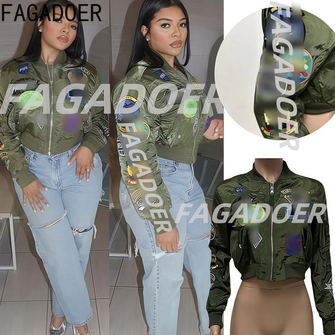 FAGADOER High Quality Embroide - Quality Winter Clothing Jacket recensione e prezzo