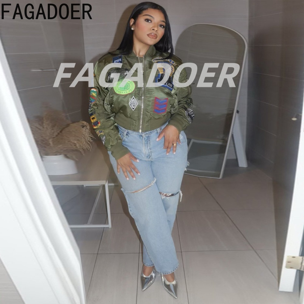 FAGADOER High Quality Embroide - Quality Winter Clothing Jacket recensione e prezzo