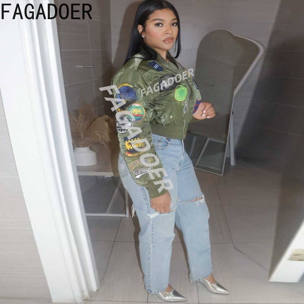 FAGADOER High Quality Embroide - Quality Winter Clothing Jacket recensione e prezzo