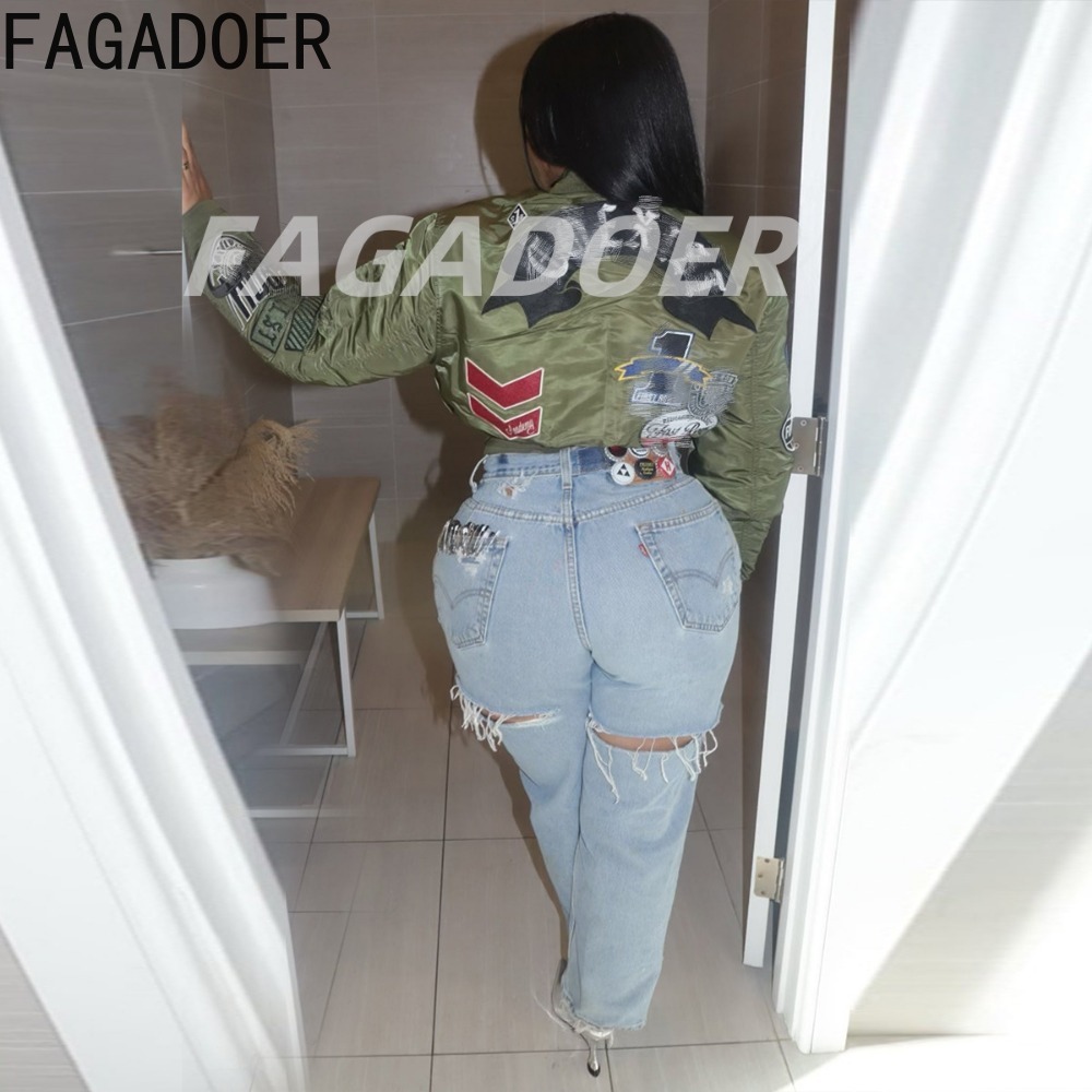 FAGADOER High Quality Embroide - Quality Winter Clothing Jacket recensione e prezzo