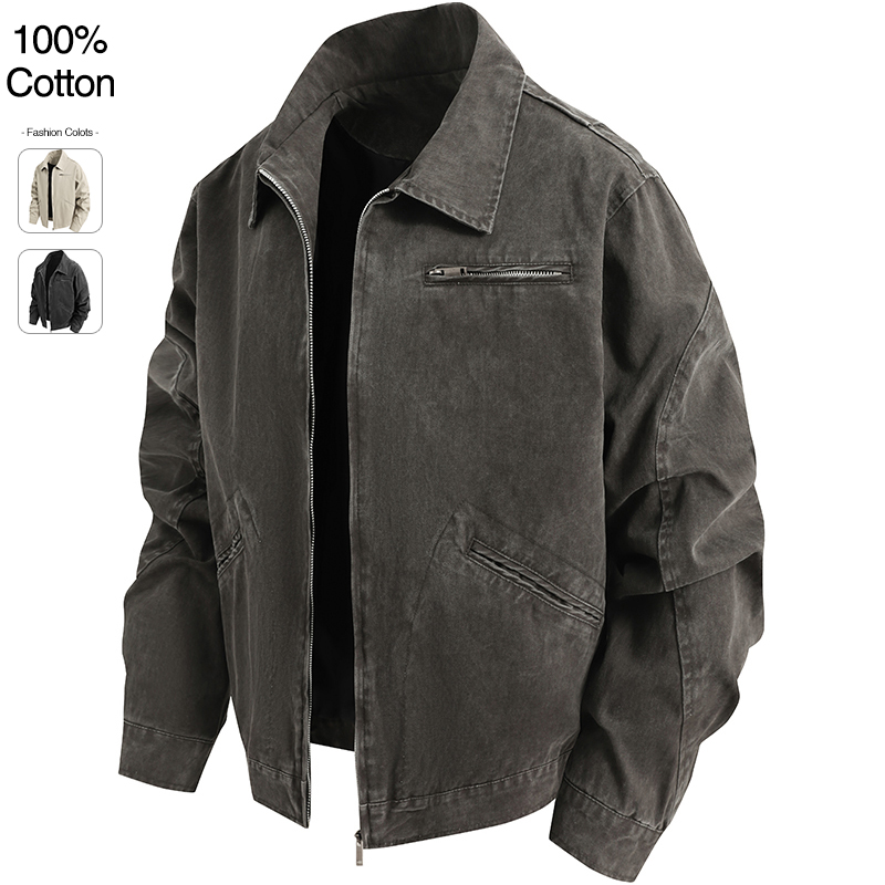 Oversize Loose Men's Denim Jac - Winter Clothing For Sale recensione e prezzo
