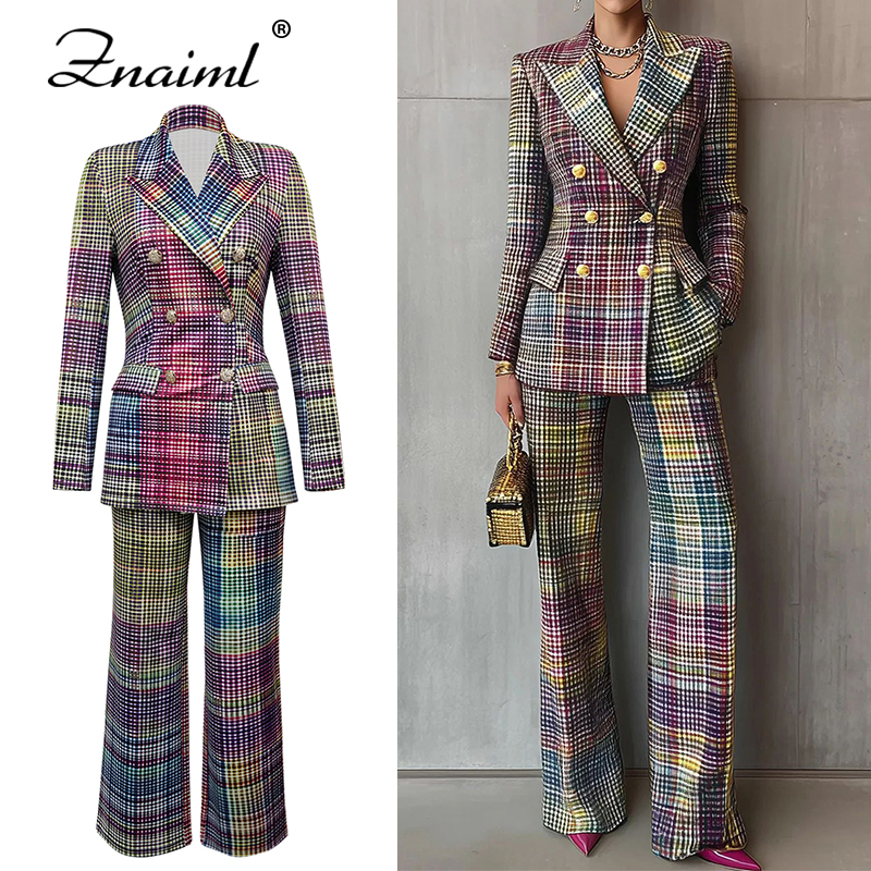 Znaiml Chic Plaid Printed Slim - Winter Clothing For Sale recensione e prezzo