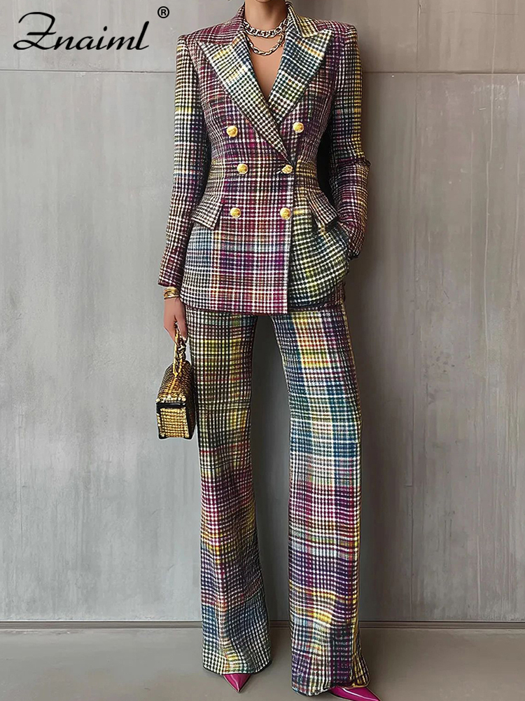 Znaiml Chic Plaid Printed Slim - Winter Clothing For Sale recensione e prezzo