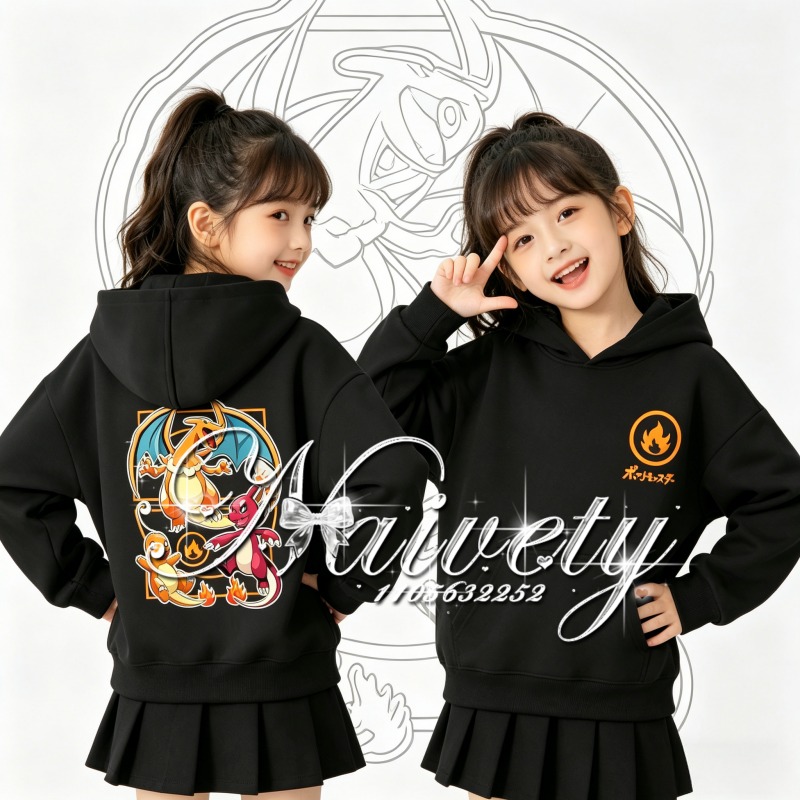 2026 Autumn Winter Pokemon Hoo - Winter Clothing For Kids recensione e prezzo
