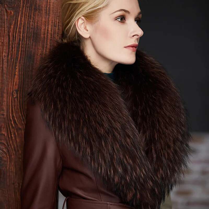 Raccoon Fur Collar Female Wint - Winter Clothing For Sale recensione e prezzo