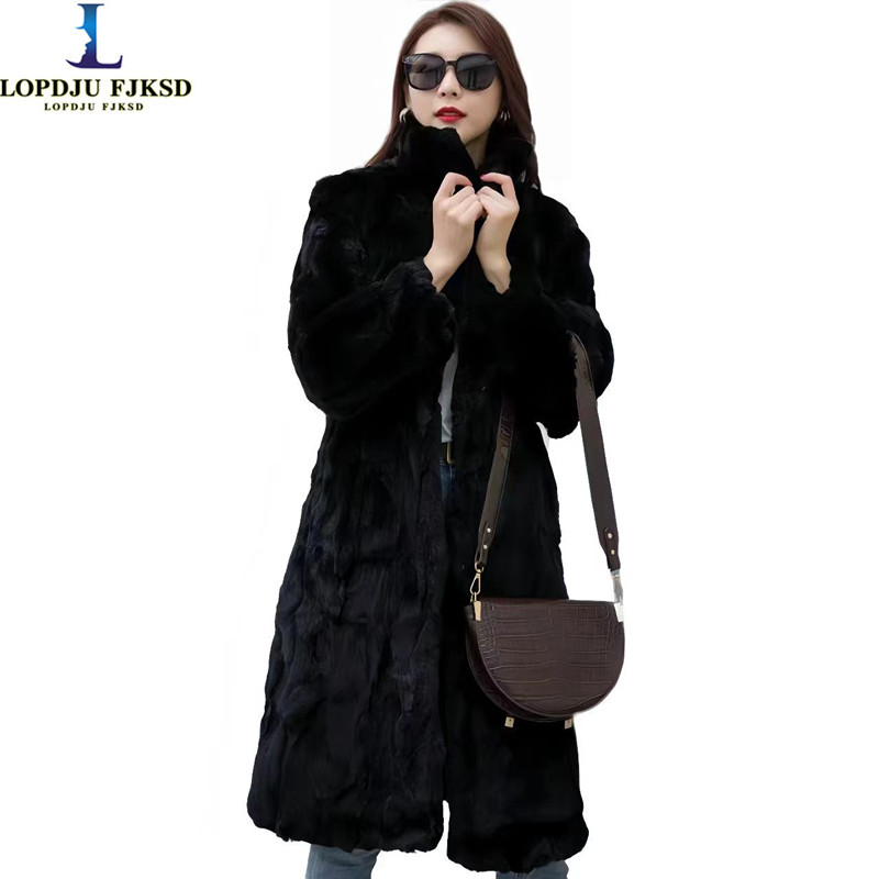 Real Rex Rabbit Fur Coat for W - Quality Winter Clothing Jacket recensione e prezzo