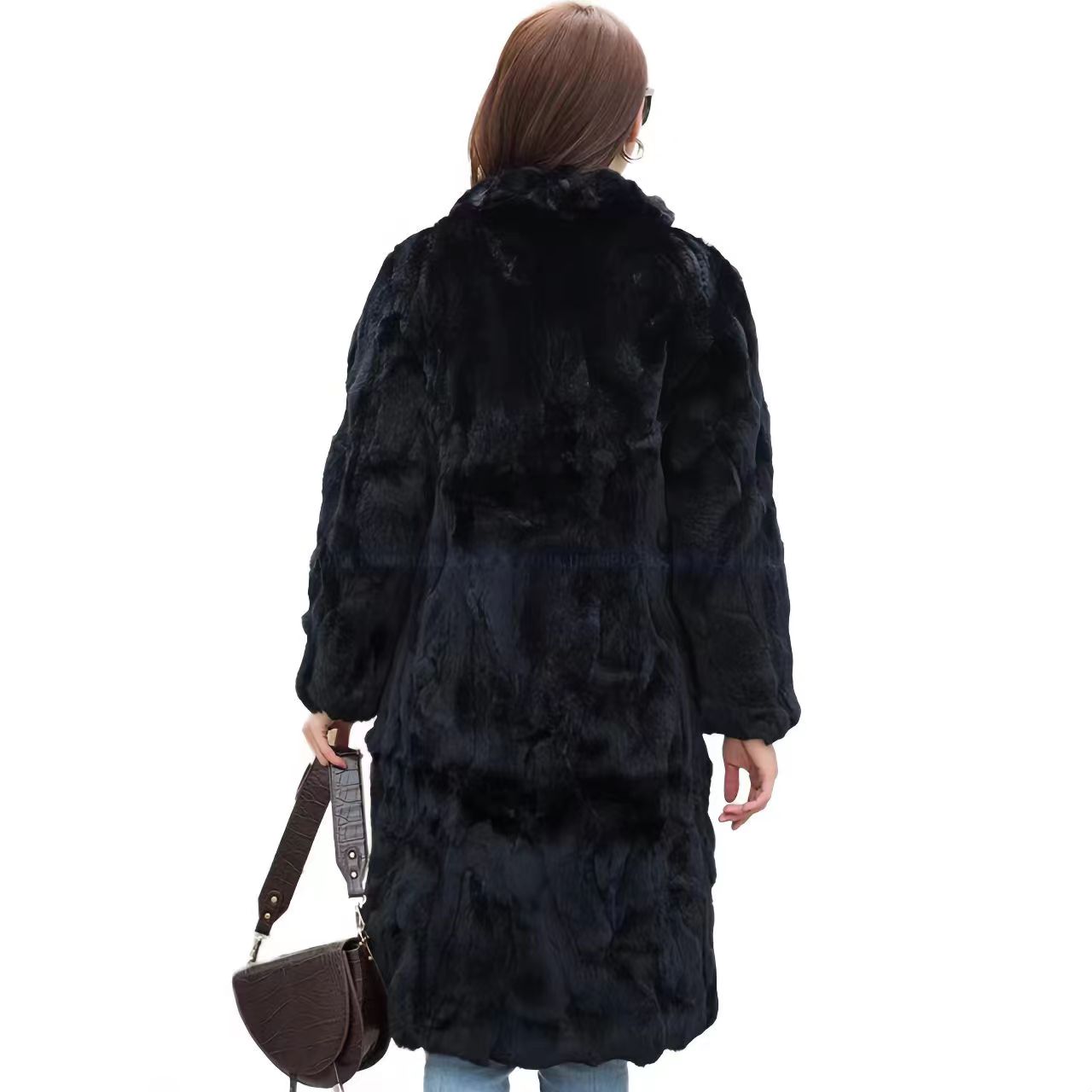 Real Rex Rabbit Fur Coat for W - Quality Winter Clothing Jacket recensione e prezzo