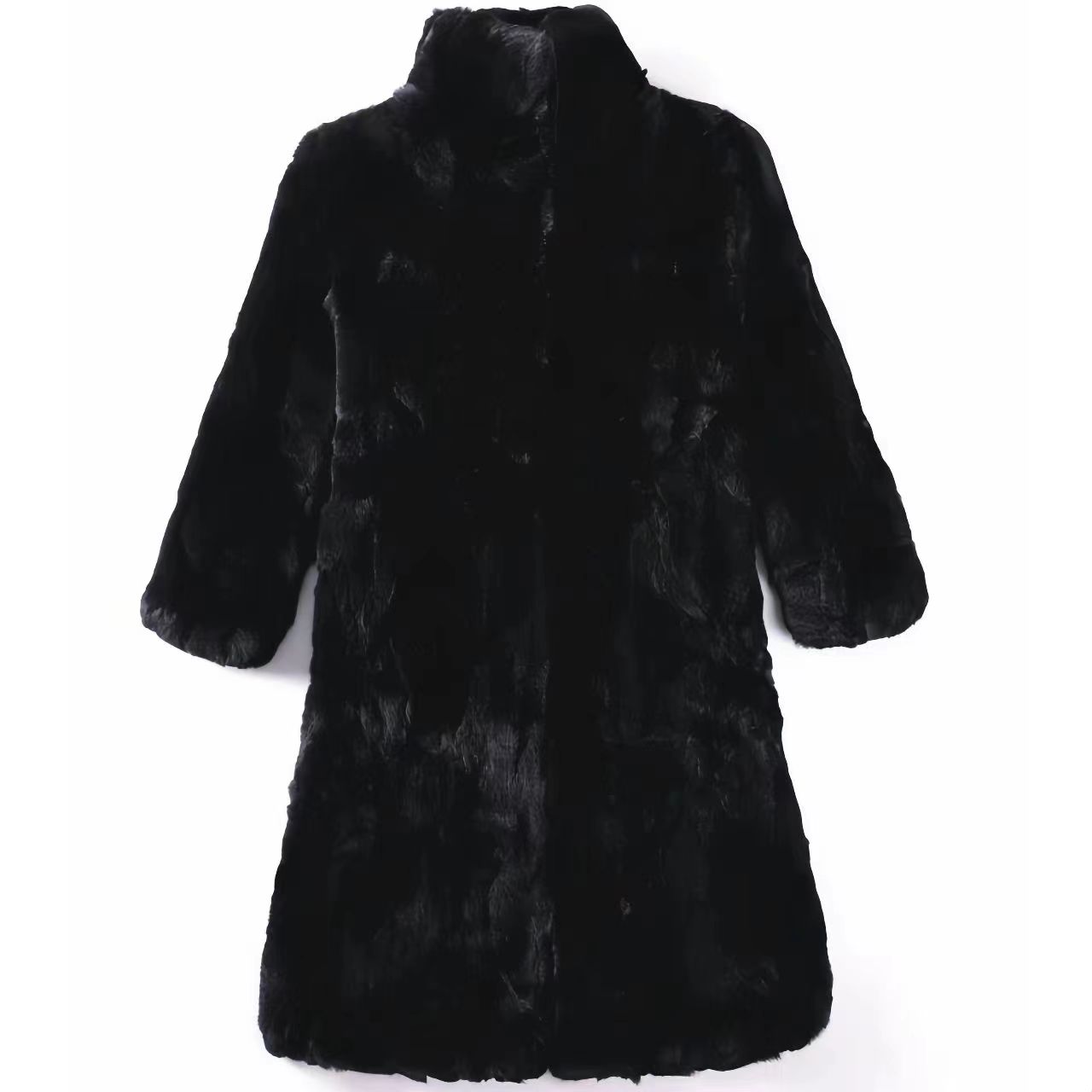 Real Rex Rabbit Fur Coat for W - Quality Winter Clothing Jacket recensione e prezzo