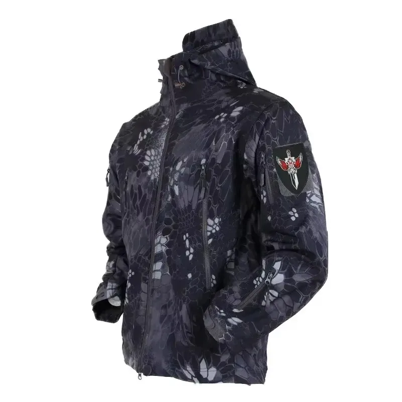 5XL 6XL CP Camouflage Soft She - Windproof Jacket Softshell recensione e prezzo