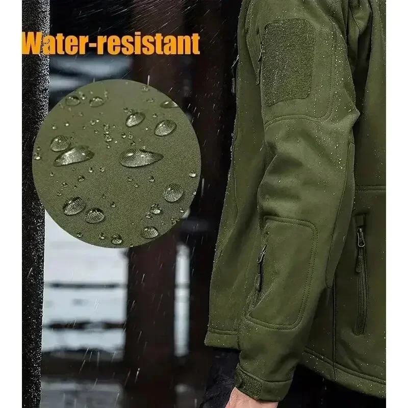 5XL 6XL CP Camouflage Soft She - Windproof Jacket Softshell recensione e prezzo